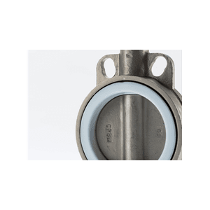 Затвор дисковый тип баттерфляй с прокладкой из ПТФЭ (PTFE) NST-WT1 DN80