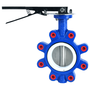 Затвор дисковый тип баттерфляй LUG с прокладкой из ПТФЭ (PTFE) NST-LT1 DN40