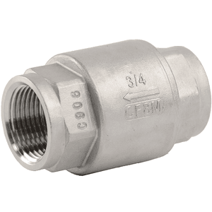 Клапан обратный резьбовой из н/ж стали NST-1P 3/4″
