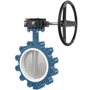 Затвор дисковый тип баттерфляй LUG с прокладкой из ПТФЭ (PTFE) NST-LT1 DN200