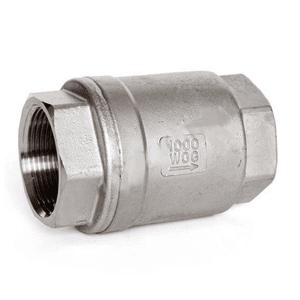 Клапан обратный вертикальный из н/ж стали NST-40P 1/4″