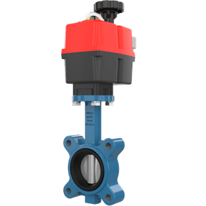 Затвор дисковый тип баттерфляй с электроприводом NST-EKW2 DN65