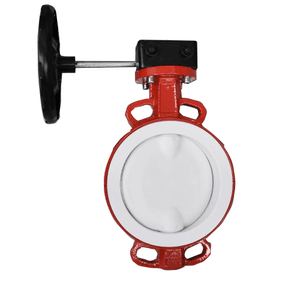 Затвор дисковый тип баттерфляй с прокладкой из ПТФЭ (PTFE) NST-WT1 DN400