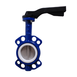Затвор дисковый тип баттерфляй с прокладкой из ПТФЭ (PTFE) NST-WT2 DN150