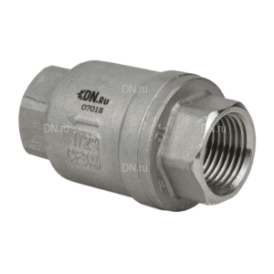 Клапан обратный пружинный Y-образный из н/ж стали 304/316 NST-2C 1/2″ (DN15)
