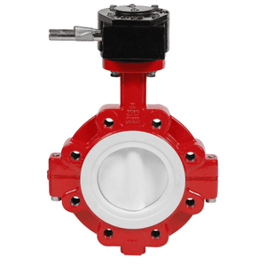 Затвор дисковый тип баттерфляй LUG с прокладкой из ПТФЭ (PTFE) NST-LT1 DN100